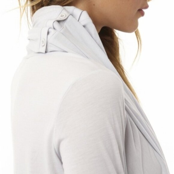 O'Neill Balance Wrap Cardigan Long Sleeve Buttoned Draped Spring Lightweight - Picture 2 of 15